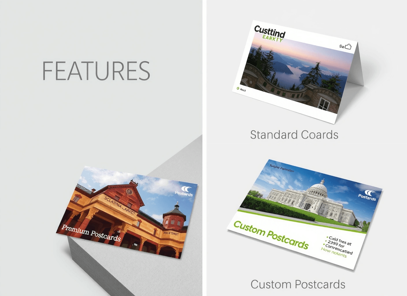 Postcards sample